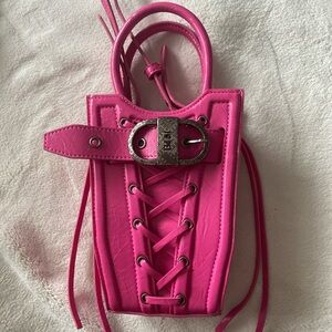 JW PEI hot pink purse